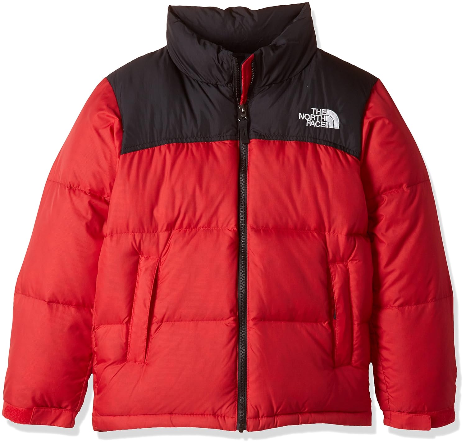 the north face 北面 nuptse jacket 羽绒夹克 红色 130